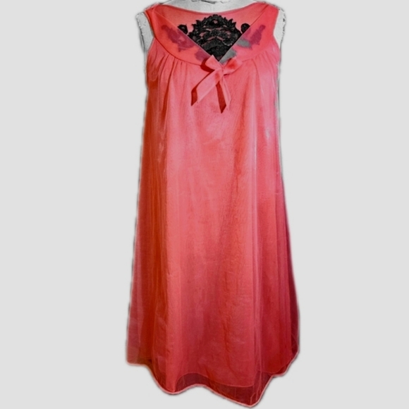 VINTAGE NIGHTIE, CHEMISE A LA 1960 - Picture 6 of 10